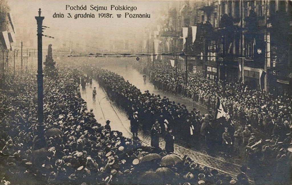 Pochod Sejmu Dzielnicowego 3 grudnia 1918 w Poznaniu